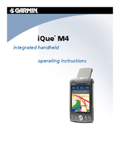 Garmin iQue M4 - Win Mobile Operating Instructions Manual