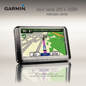 Garmin Nuvi 255W - Automotive GPS Receiver Manuale Utente