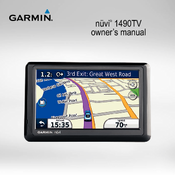 Garmin NUVI 1490TV Owner's Manual