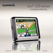 Garmin 205-Series Quick Start Manual
