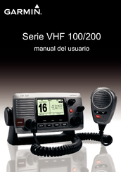 Garmin VHF 100/200 Manual Del Usuario