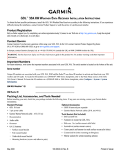 Garmin GDL 30A - XM Radio Tuner Module Installation Instructions Manual