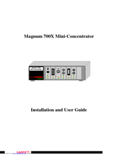 GarrettCom Mini-Concentrator Magnum 700X Installation And User Manual