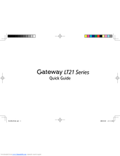 Gateway LT21 series Quick Manual