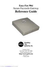GateWay Fax Systems Easy-Fax 90si Reference Manual