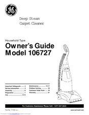 GE 106727 Owner's Manual