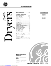 GE Profile DNSB514 Owner's Manual