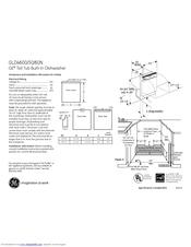 GE GLD4650NCS Dimensions And Installation Information