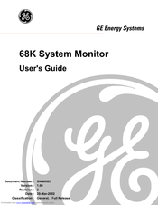 GE 68K System User Manual