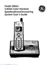 GE 28041xx1 User Manual