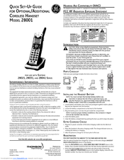 GE Masoneilan VariPak 28001 Quick Setup Manual
