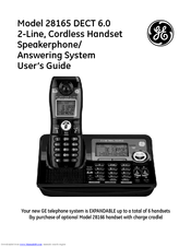 GE DECT 28165 User Manual