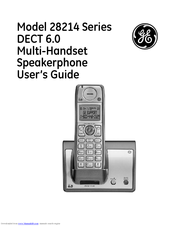GE DECT 28214xx1 User Manual