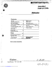 GE 165D3080P049 Use And Care Manual