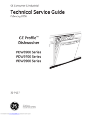 GE Profile PDW8900 Series Technical Service Manual
