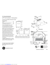 GE GLD4404RCC Dimensions And Installation Information