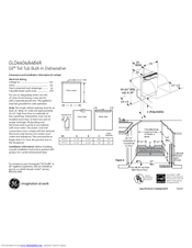 GE GLD4660NSS Dimensions And Installation Information