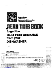 GE 49-5215 Use And Care Book Manual