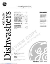 GE Profile PDW9200 Series Owner's Manual