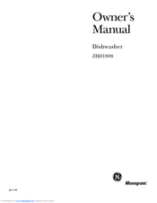 GE Monogram ZBD1800GSS Owner's Manual