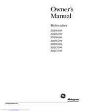 GE Monogram ZBD6600GSS Owner's Manual