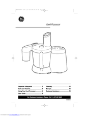 GE 840092600 User Manual