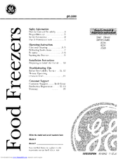 GE FCM9DMCWH Owners And Installation Manual