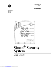 GE Interlogix Security Simon 60-875 User Manual