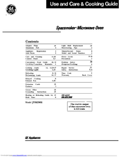 GE Spacemaker JVM130H Use And Care Manual