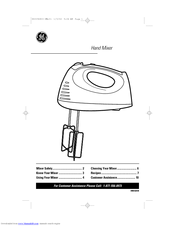 GE 106716 Owner's Manual