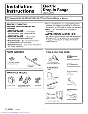 GE JDS28WKWW Installation Instructions Manual