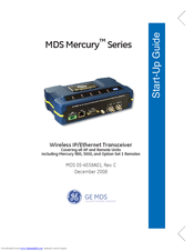 GE MDS MDS 05-4558A01 Startup Manual