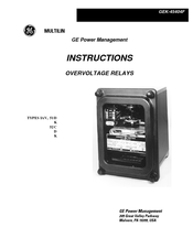 GE MULTILIN IAV52K Instructions Manual