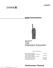 Ericsson GE M-PA Maintenance Manual