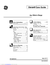GE JGSC12 Use And Care Manual