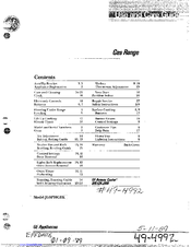 GE 49-4992 Use And Care Manual