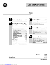 GE JDP37 Use And Care Manual