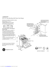 GE JGB805SEPSS Datasheet