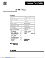 GE JGSP20GEP Use And Care Manual
