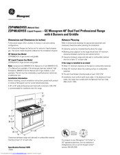 GE Monogram ZDP48N6DHSS Product Information