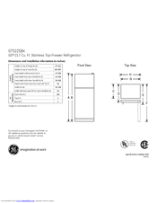 GE GTS18SHSSS Datasheet