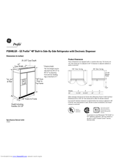GE Profile PSB48LGR Datasheet