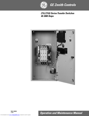 Ge 70R-1000D Operation And Maintenance Manual