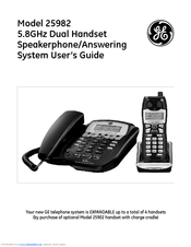 GE 598 User Manual