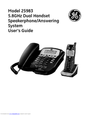 GE 25983xx2 User Manual