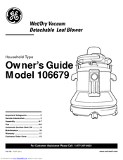 GE 106679 Owner's Manual