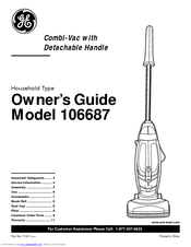 GE 106687 Owner's Manual