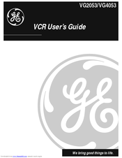 Ge VG2053/VG4053 User Manual