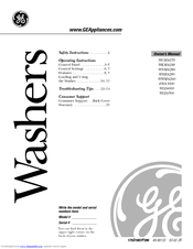 GE WWSE6260 Owner's Manual