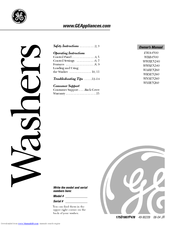 GE WSRE5260 Owner's Manual